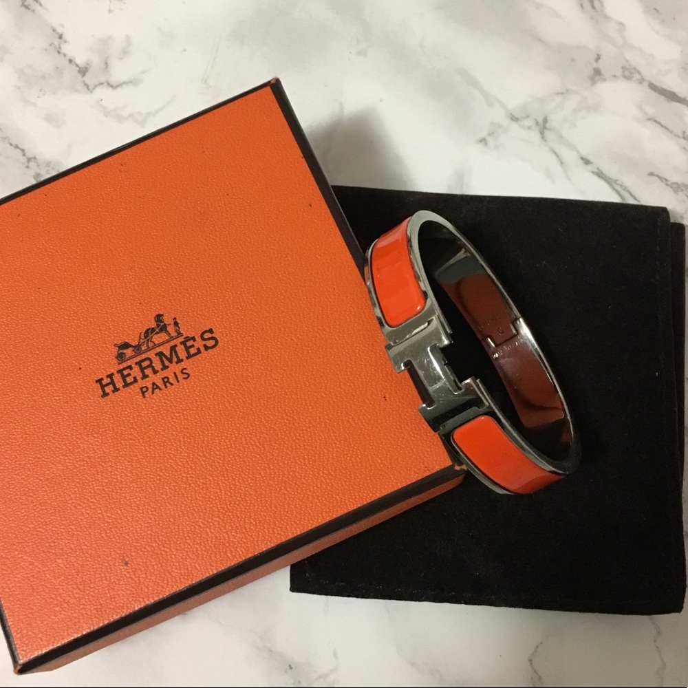 Authentic Hermès Clic Clac PM Enamel Bangle